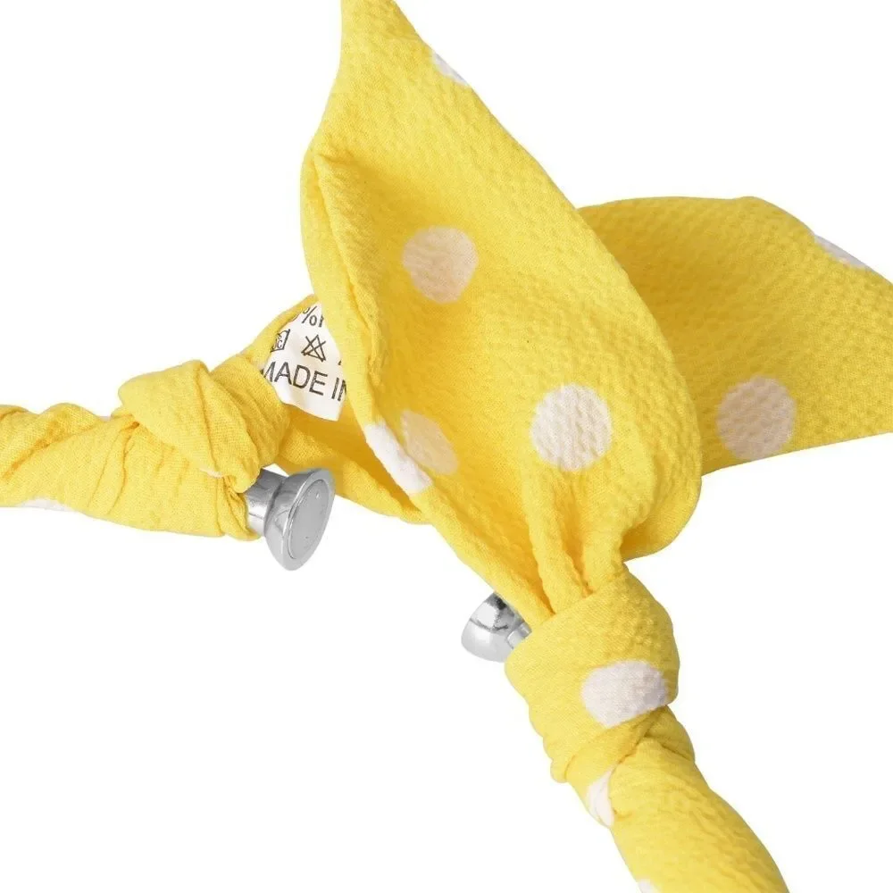 Headband and Necklace Magnetic Clasp 18 in Yellow